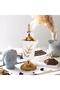Electric Incense Burner with Decorative Gold Finish, Ceramic Aroma Holder for Home and Prayer Room - 3