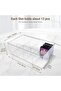 Clear Acrylic Tea Bag Organizer, Stackable Tea Storage Box with Lid, Dustproof Tea Holder Dispenser, - 4