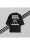 Hard Sparring Unisex Boxing Back Printed Oversize T-Shirt 100% Cotton Women Men Crew Neck Black