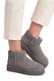 Warm, Water-Resistant Women's Winter Daily Use Short Mini Boots with Fur Inside and Thick Soles - 2