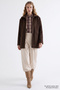 Ribbed Wool Blend Lined Oversized Coat - 5