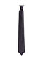 Black Floral Patterned Gray Silk Tie – 7.5 cm Wide - 7