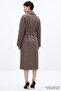 Reglan Sleeve Belted Lined Regular Coat - 3