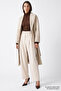 Reglan Sleeve Belted Lined Regular Coat - 8