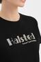 Women's 100% cotton short sleeve t-shirt with beaded embroidery detail on the front - 6