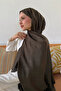 Monogram jacquard shawl - khaki - 3