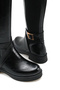 Alya Mina Women's Boots 00121911 Black Wrinkled Patent Leather - 2