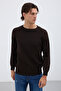 Men's Raglan Sleeve Crew Neck Anti-Pilling Basic Knitwear Sweater - 2
