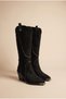 Adara Diva Women's Heeled Boots 001285 Black Suede - 5