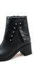 Rhea Luce Women's Heeled Boots 001208 Black Skin - 4