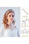 2 PCS Star Headband,Sparkling Rhinestone Celestial Tiara - 3