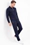 Men's Polo Collar Half-Zip Knit Sweater Set - 3