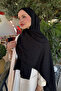 Monogram jacquard shawl - black - 2