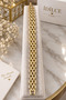 Xuping Gold Color Stone-Embellished Wide Chain Women's Bracelet – Stylish Design with Xp Stamp - 2