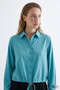 Elastic Waist Long Sleeve Regular Shirt - 7