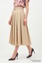 Pilikaşeli Zippered Belted Regular Midi Skirt - 5