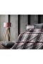 Plaid Patterned Single Premium Duvet Cover Set with Elastic Sheets - 3