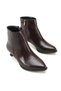 Vega Serena Women's Heeled Boots 0012700 Brown Wrinkled Patent Leather