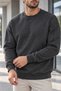 Men's 2-Pack Crew Neck Basic Casual Sweatshirt - Black & Anthracite - 3