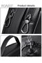 Large Capacity Business Clutch Bag for Men Soft Leather Retro Trendy Commute Handbag Men's Upgraded - 5