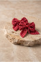 Girl's Polka Dot 2-Piece Bow Buckle Red - 2