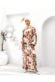 Elegant Floral Print Maxi Dress - 4