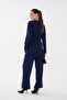 Oysho Set with Slit Sleeves and Waist-Tie - 6
