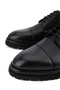 Men's Genuine Leather Black Classic Shoes - 3