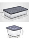 14 Piece 7 Compartment Breakfast Set with Airtight Lids - Multi Storage Container Breakfast Set - 3