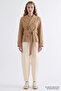 Lined Belted Double-Breasted Regular Trench Coat - 2
