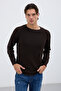 Men's Raglan Sleeve Crew Neck Anti-Pilling Basic Knitwear Sweater