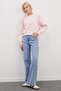 3 Thread Basic Ribbed Crop Sweatshirt - 6