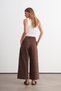 Cotton Wide Leg Trousers - 3