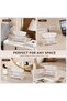 Tissue Box Holder, Clear Acrylic Tissue Box Cover with Automatic Spring Compression, Expandable Faci - 6