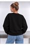 Sirali Flowers Printed Oversize Women's Crewneck Sweatshirt - 2