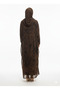Rizqé Espresso Marble Chiffon Modest Printed Abaya - 3