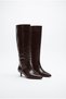 Nashira Diva Women's Pointed Toe Heeled Boots 00121420 - 5