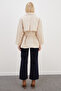Cape and Belted Wide Sleeve Oversize Trench Coat - 8