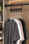 Clothes Hanger Organizer – Metal Hanger Organizer for Inside the Closet, Space-Saving - 3