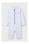 Crab Patterned Uv Protection Baby Boy Swimsuit Overalls