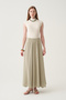 Elastic waist modal flared skirt - 2