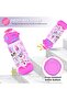 600ML Kids Water Bottle with Straw, One-Click Open Leakproof Drinking Bottle with Adjustable Shoulder Strap - 4
