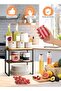 2pcs Counter Shelves Organizer, Kitchen Stackable & Expandable Cabinet Shelf - Wood Organiz - 4