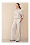 Wide Leg 100% Cashmere Women's Sweatpants - 2