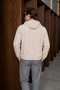 Men's Casual Stone Hooded Raincoat & Windbreaker with Zipper Pockets - 5