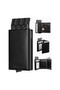 Rfid Protected Leather Pop-Up Men's Card Holder Wallet