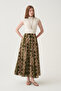 Emprime flared skirt with volan