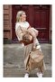 Baby Changing Backpack, Vegan Leather, Camel Hair |   Insulated Bottle Holder - 3