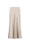Crushed Satin Bias Cut Maxi Women's Skirt - 2