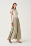 Elastic waist modal flared skirt - 4